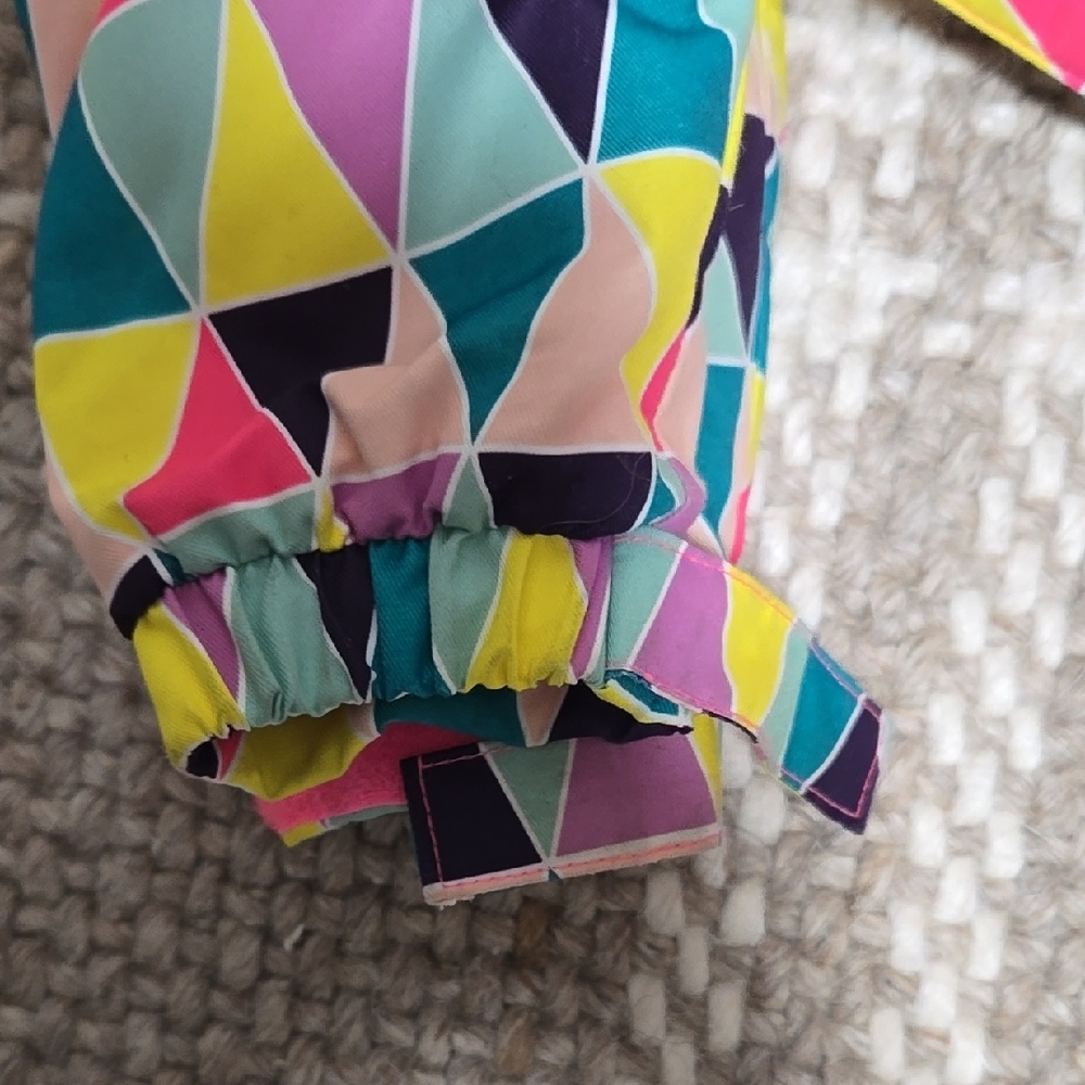 Colorful Geometric Patterned Jacket - Picture 2 of 4